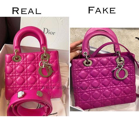 fake dior purse vs real|real Dior bag.